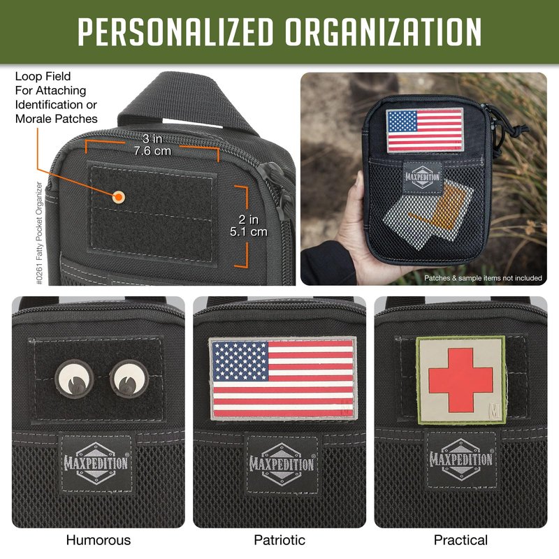 2012, Maxpedition Fatty Pocket Organizer (Black), Medium
