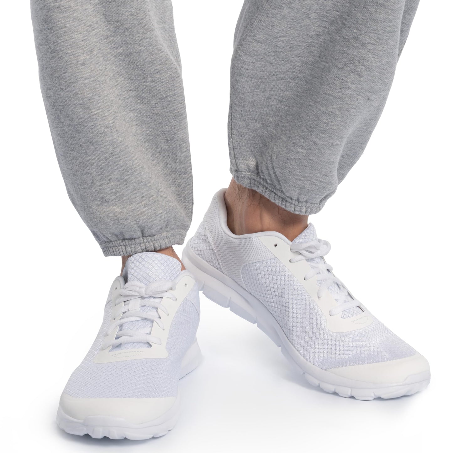 Fruit of the Loom mens Eversoft Fleece & Joggers (Regular Big Man) Sweatpants, Elastic Bottom - Grey Heather, Small US