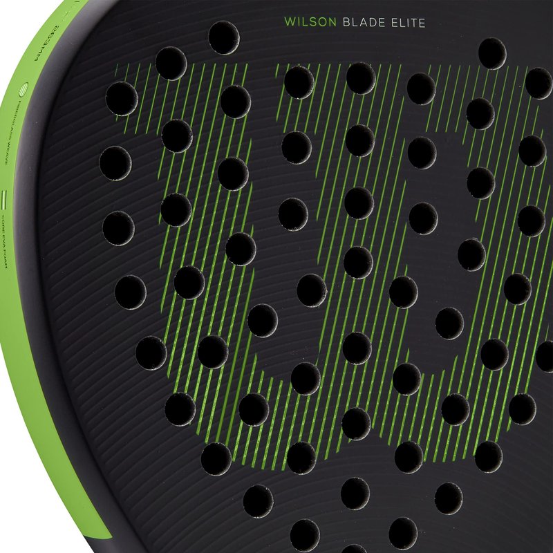 Wilson Blade Elite V2 Padel Racket - Black/Neon Green