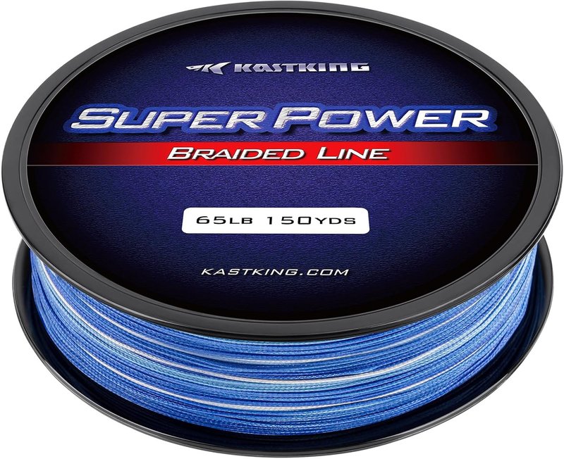 KastKing SuperPower Braided Fishing Line - Zero Stretch, Abrasion Resistant | Smaller Diameter, High Strength