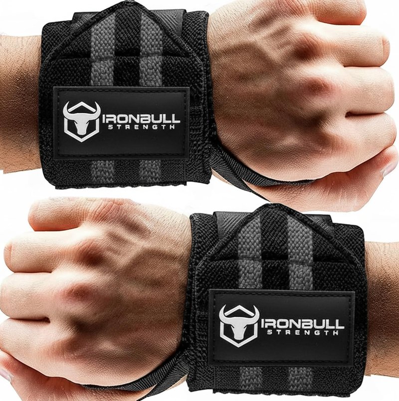 Wrist Wraps for Weightlifting - 18” Premium Quality Straps with Thumb Loop | Ideal for Powerlifting, Curls & Dips