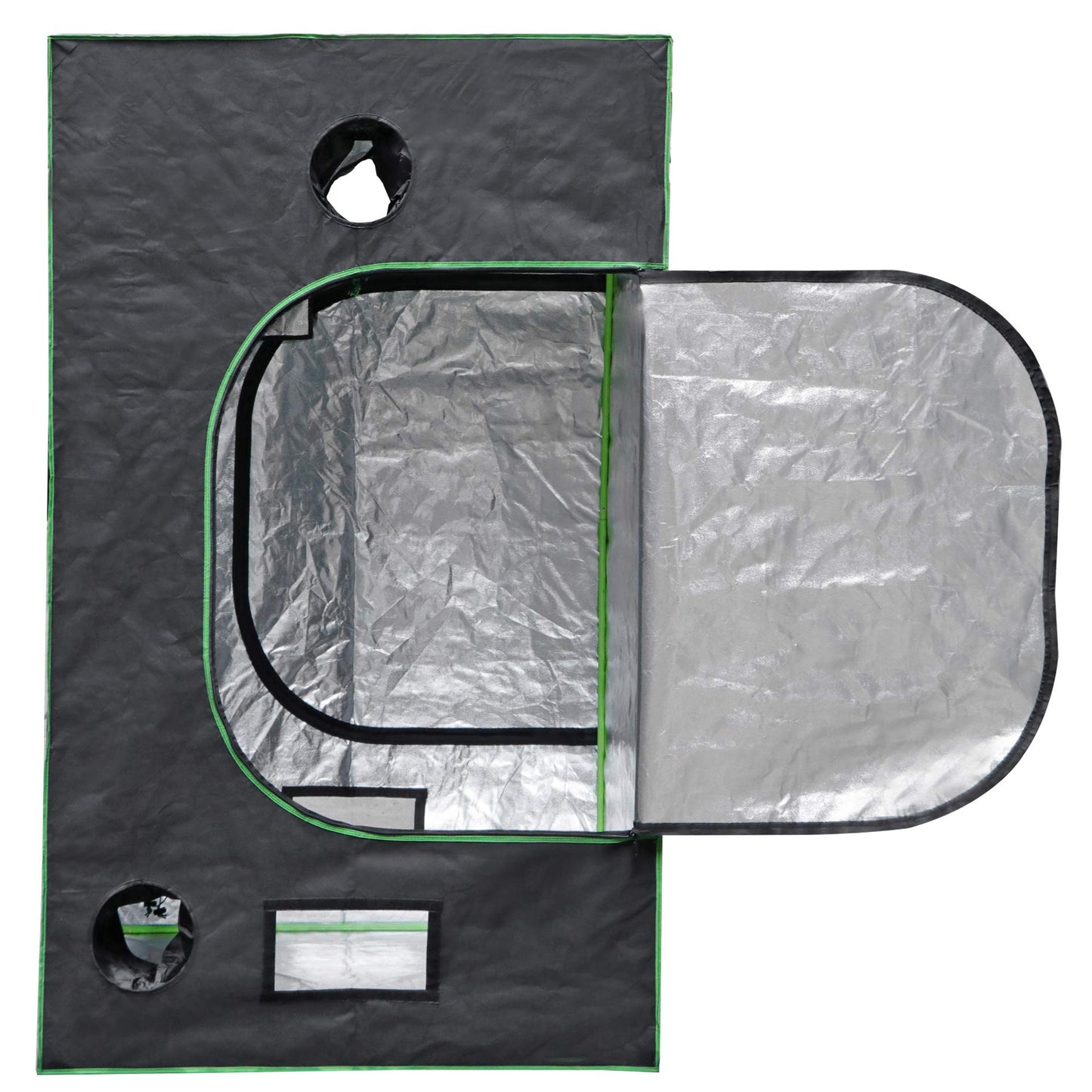 HANGKAI Home Grow Tent, Hydroponic Plant Growing Room w/Observation Window and Inner Tool Bag, 600D Highly Reflective Fabric Cover Indoor Grow Room, 48"x48"x80"