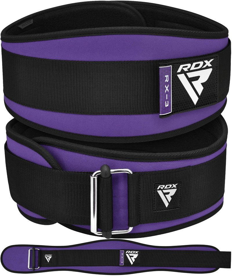 RDX Women Weight Lifting Belt 6.5” Curved Padded Back Lumbar Support, Fitness Strength Training, Core Exercise Workout Bodybuilding Powerlifting Deadlifts Squats, Ladies Home Gym Equipment