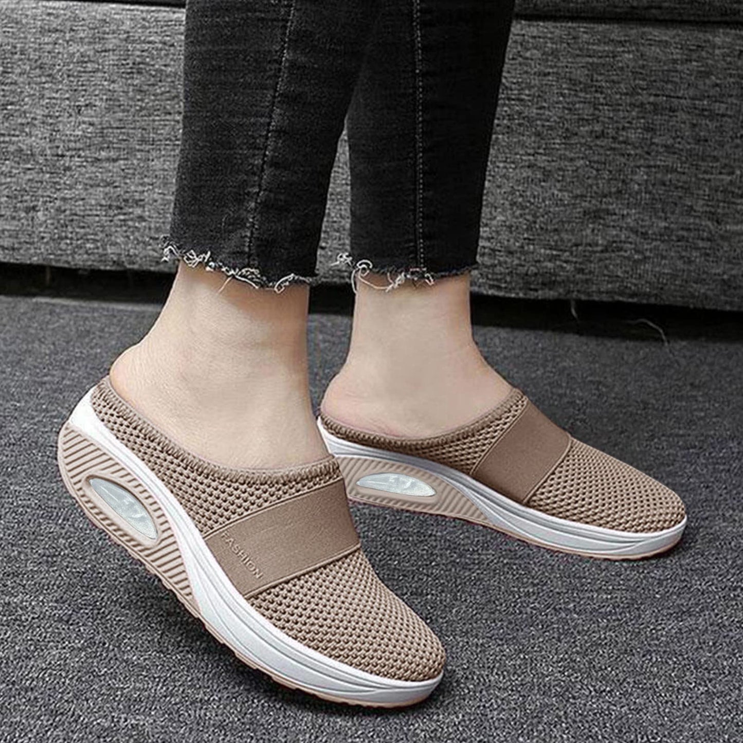 Generic deals of the day womens slides Summer Sandals for Women 2024 Fashion Sneaker Womens Walking Shoes Slip On Fashion Waterproof Walking Shoes, 8