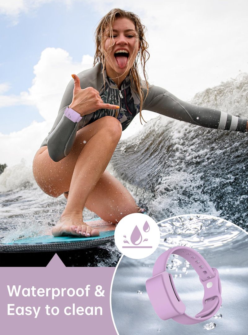 Yeahxing Silicone Band for WHOOP 5.0/4.0 - Sports Wristband Compatible with Whoop 4.0/5.0 Peak/One Straps - Soft-Touch, Waterproof and Sweatproof, for Wrist Size 4.9 Inch~8.9 Inch