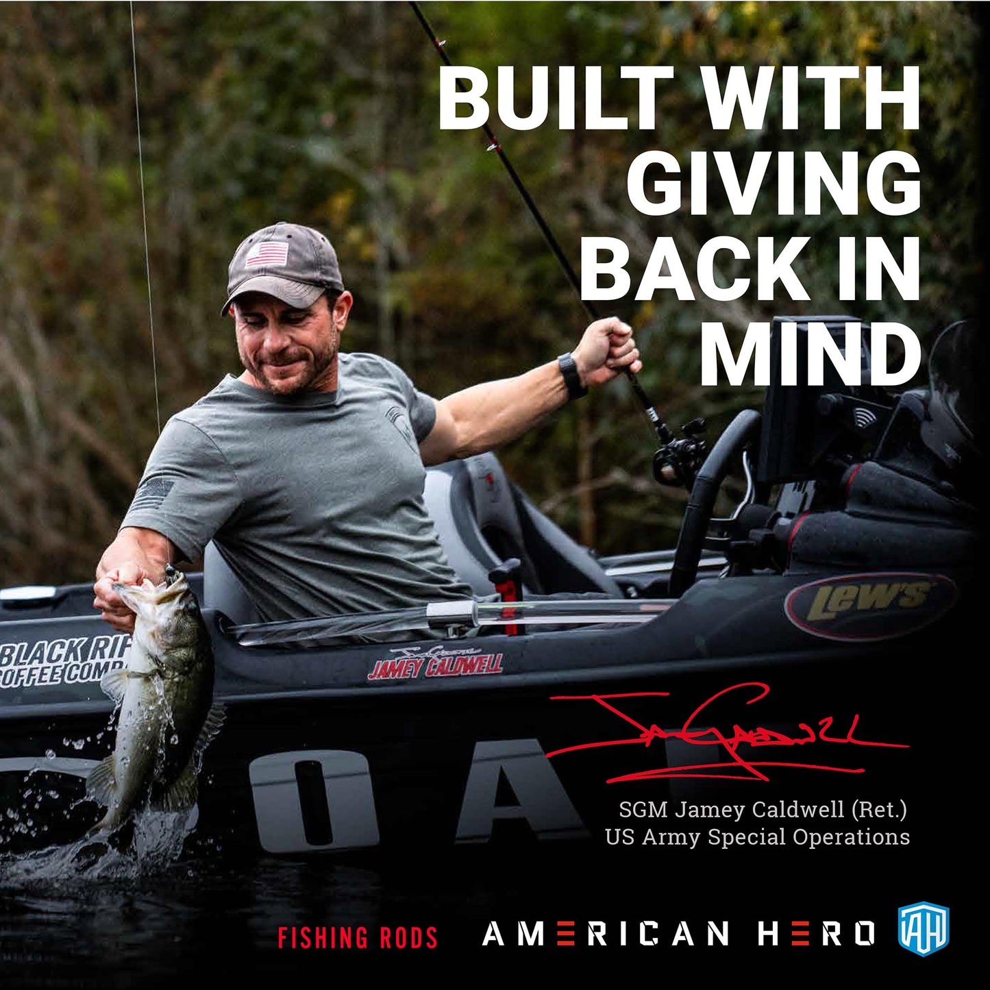 Lew's American Hero 7'6" Heavy/Fast Casting Rod