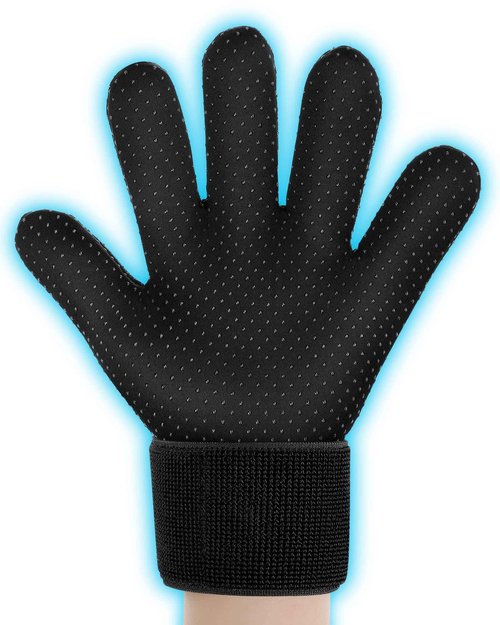 Luguiic Finger Arthritis Compression Ice Glove Blue Full Finger Arthritis Ice Glove Bundle