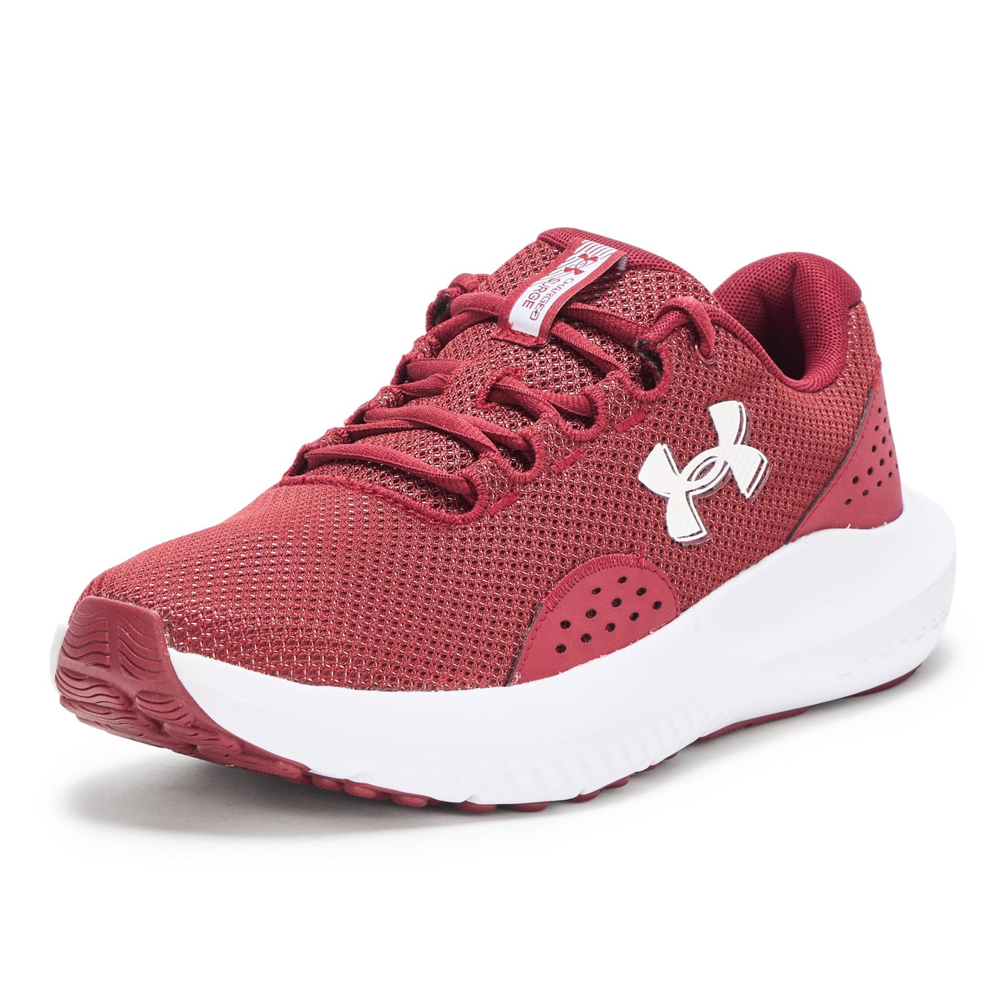 Under Armour Men's Charged Surge 4, (625) Cardinal/Cardinal/White, 14.5, US