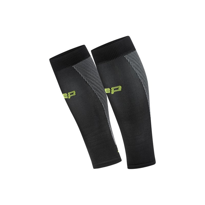 CEP Core Run Ultralight Calf Sleeves, Black/Grey, Men, III