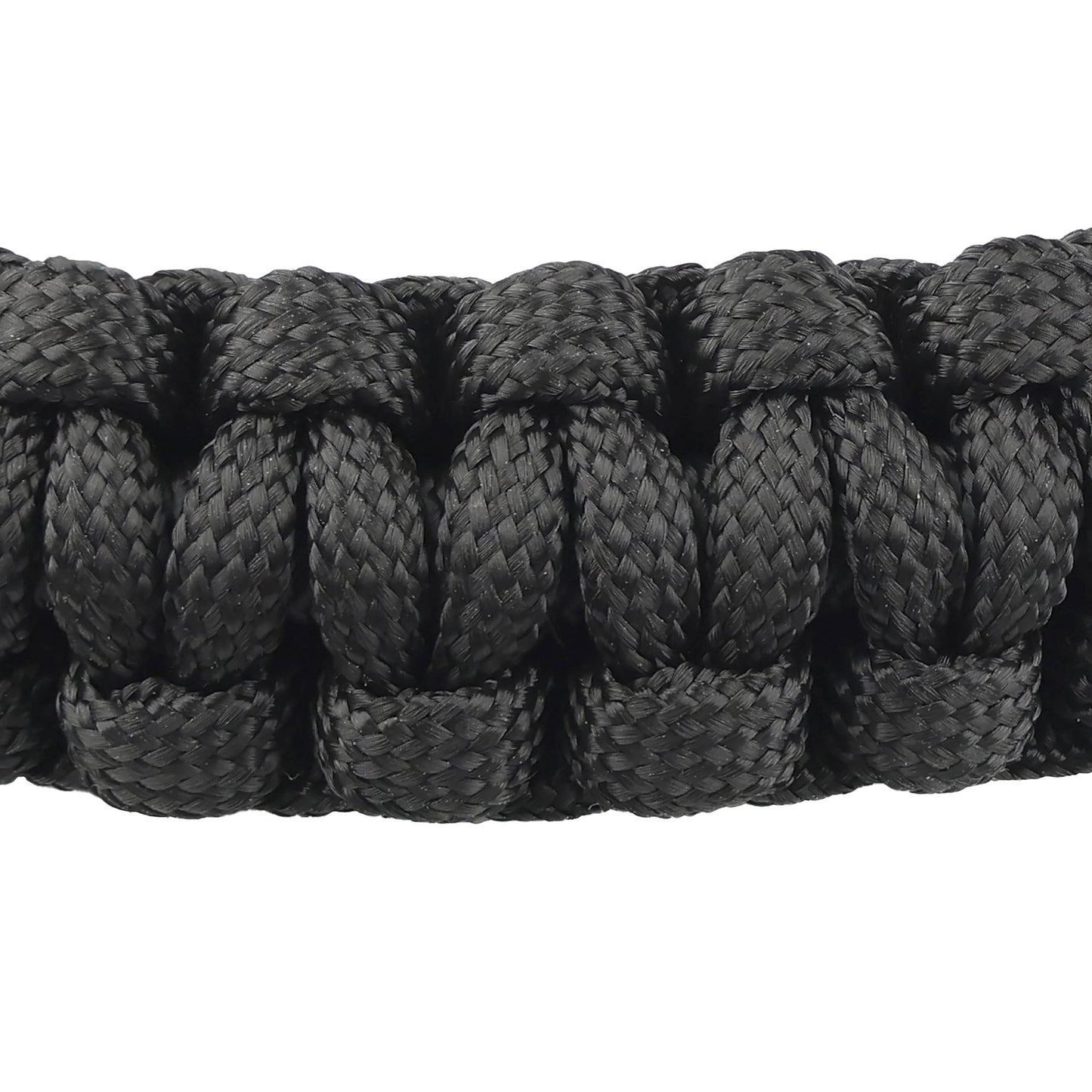 SUNYA Archery Bow Wrist Sling, 550 Paracord Strap with Stretch Lanyard. Fit Compound Bow Stabilizers (Aluminum Mount-Black)