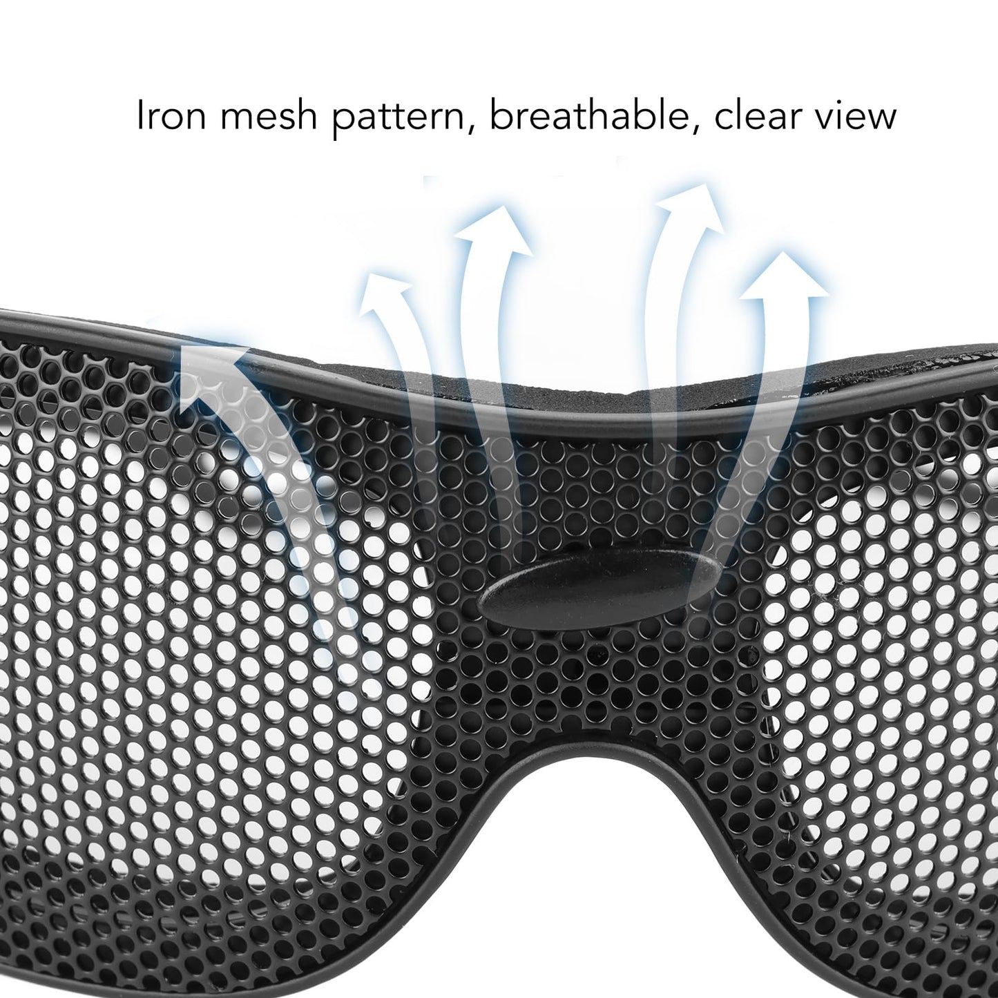 Wind Goggles, Lightweight Good Toughness Multifunctional Breathable Glasses Iron Mesh Pattern for Men and Women for Outdoor Cycling