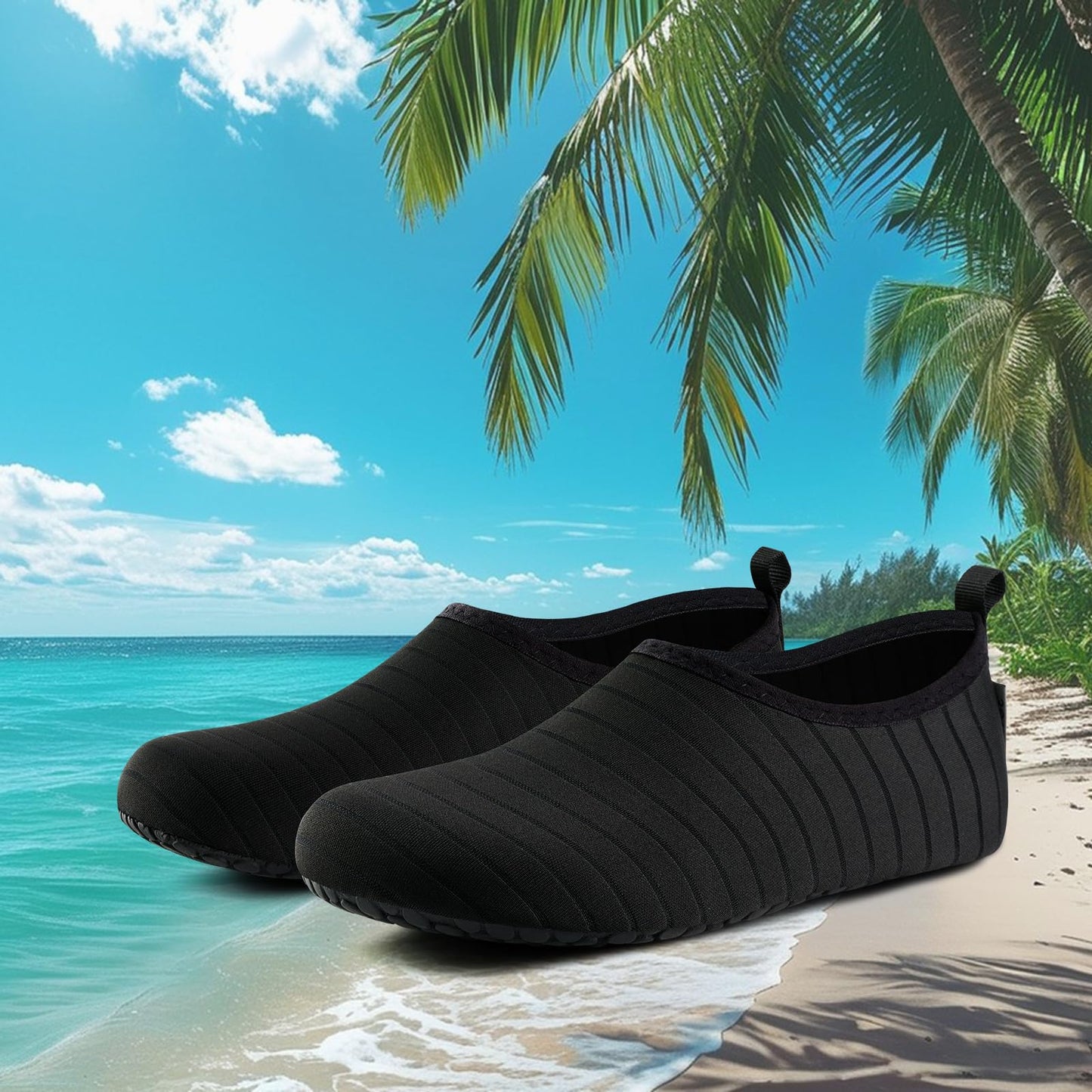 VIFUUR Water Sports Unisex Shoes Black - 9-10 W US / 7.5-8.5 M US (40-41)