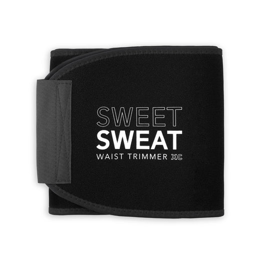 Sweet Sweat Waist Trimmer 'Xtra-Coverage' Belt | Premium Waist Trainer with More Torso Coverage for a Better Sweat! (Small)