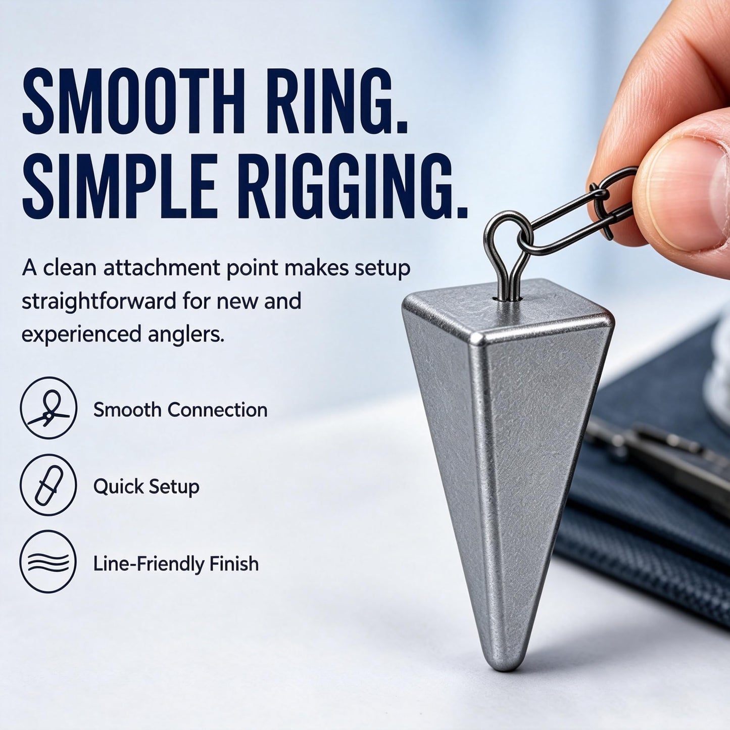 Pyramid Sinkers Fishing Weights Fishing Sinker, Saltwater Fishing Weights Sinkers for Saltwater Surf Fishing Gear Tackle