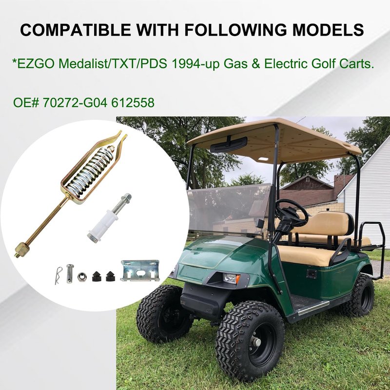 Vanlison Brake Compensator Assembly Kit Set Compatible with EZGO Medalist TXT PDS 1994-up Gas & Electric Golf Cart Replacement # 70272-G04 612558