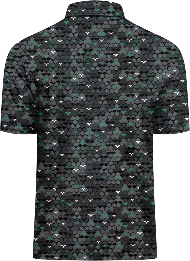 Men's Moisture Wicking Golf Shirt - Performance Collared Short Sleeve | SWISSWELL