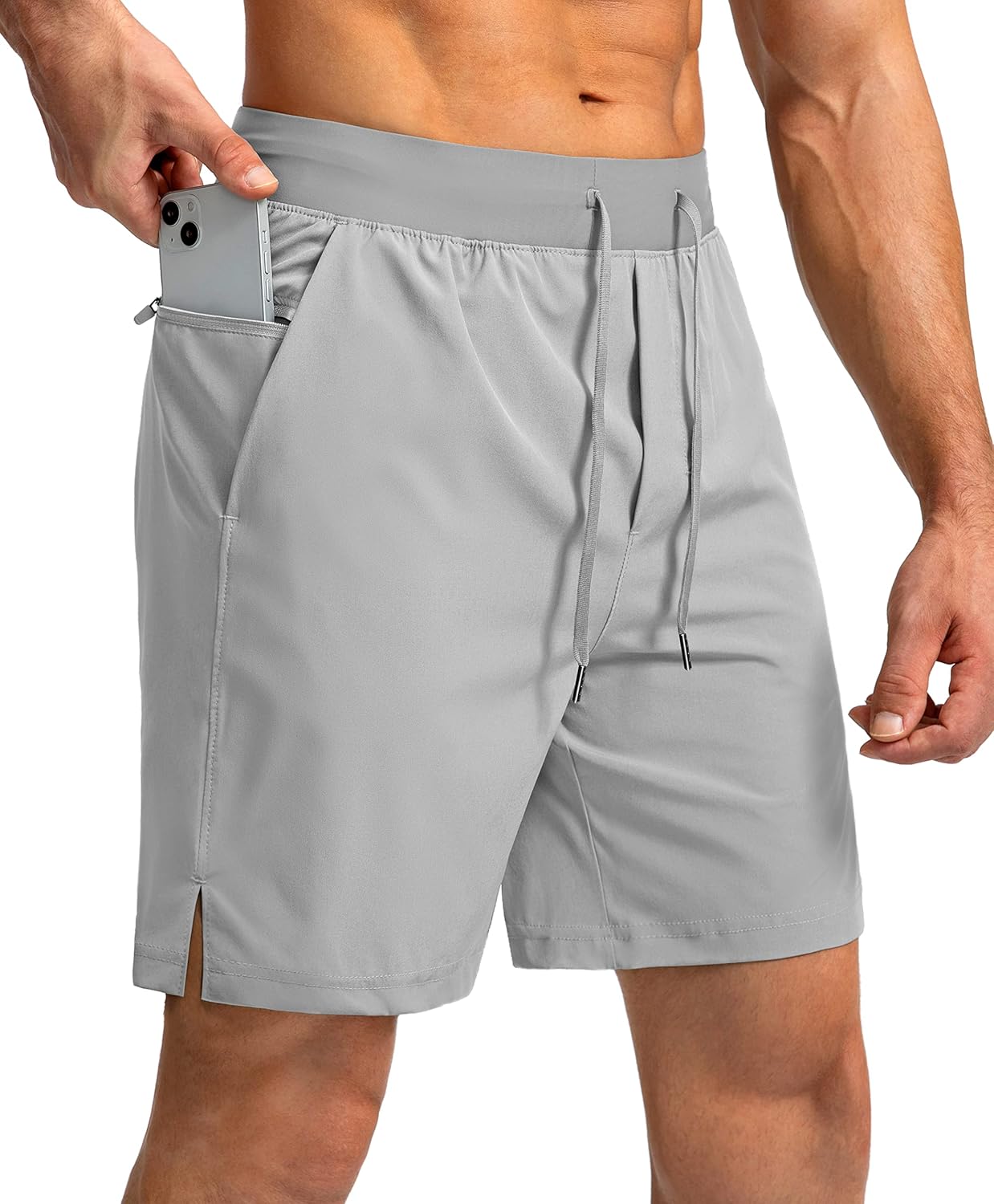 Men's Running Shorts with Zipper Pockets - Quick Dry Athletic Wear for Basketball & Gym | 9"/7"/5" Sizes