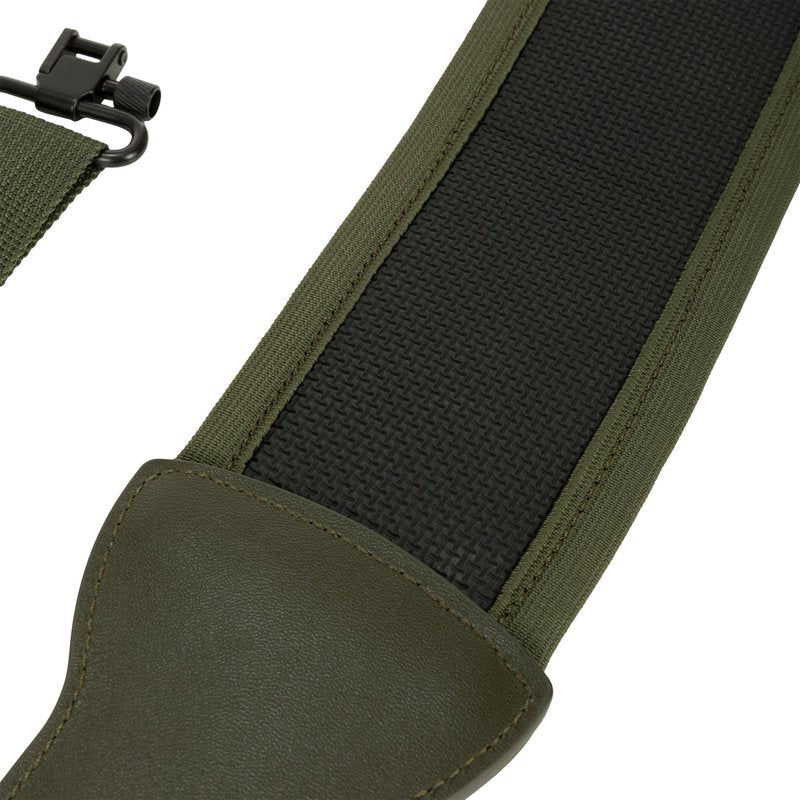 Drake Easy Rider Neoprene Gun Sling for Hunters and Outdoor Enthusiasts | Non-Slip Pad | 1" Nylon Strap & Swivels | Ergonomic Weight Distribution, Greenleaf