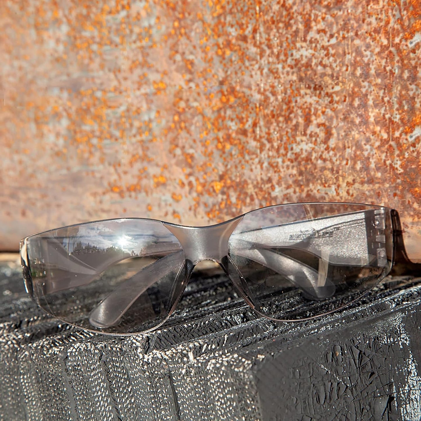 BISON LIFE Clear Safety Glasses - ANSI Z87.1 Scratch & Impact Resistant Eye Protection | Unisex Goggles