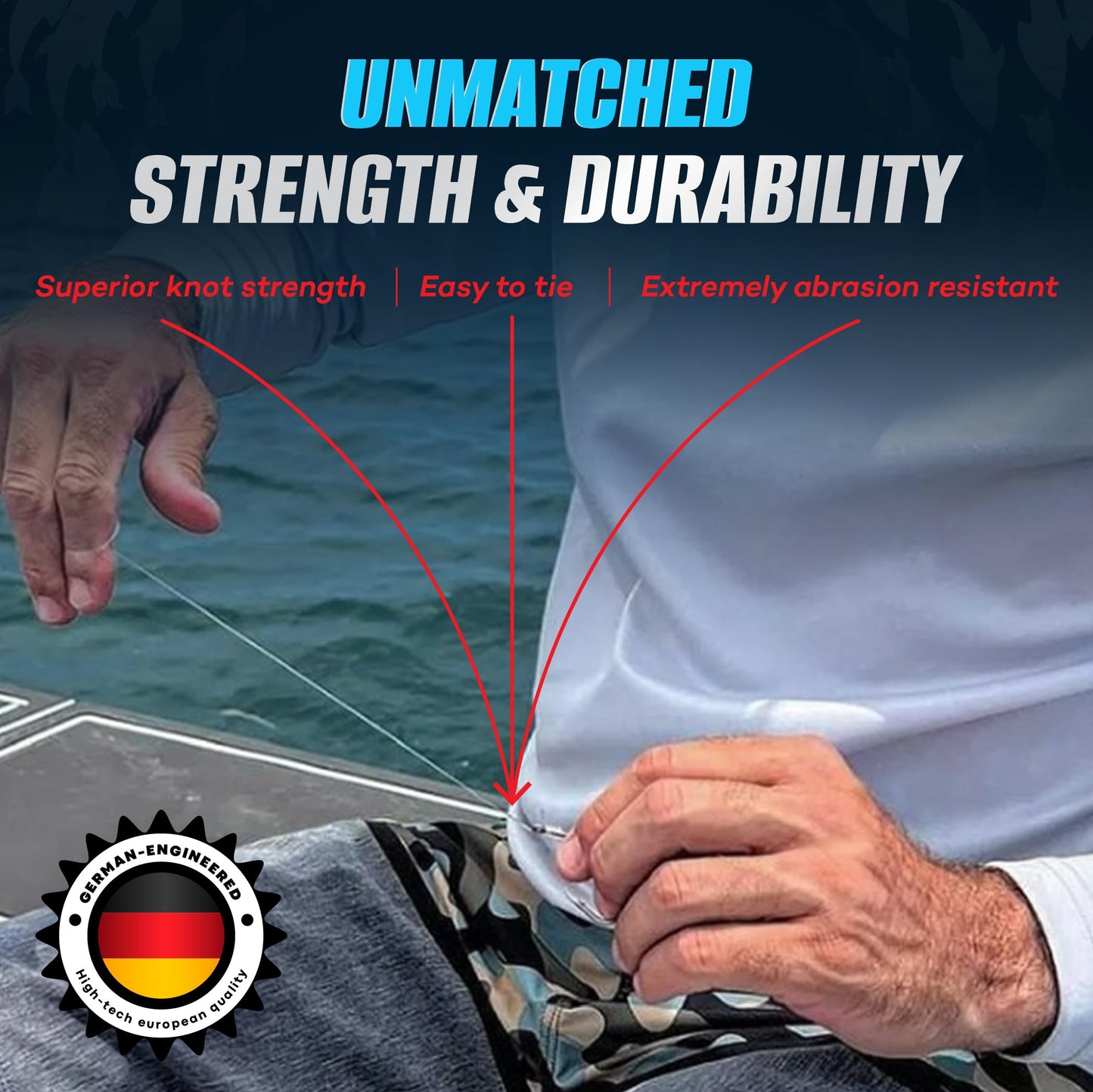 TrikFish Fluorocarbon Leader Fishing Line - Trik Fish Leader - Saltwater & Freshwater Fishing Line - Clear, Virtually Invisible - High Strength & Abrasion Resistance Lb Test