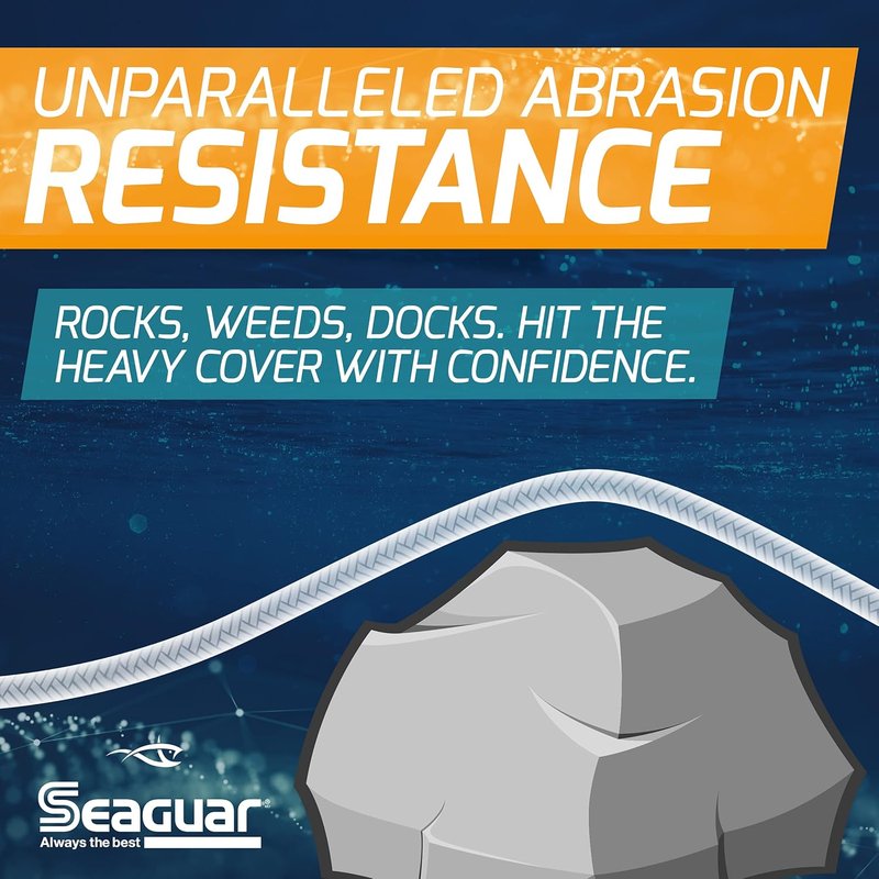 Seaguar Smackdown Braided Fishing Line - Low Visibility Stealth Gray | Multiple Sizes Available