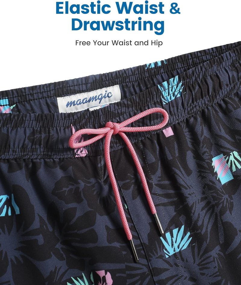 Men's 2-in-1 Swim Trunks - 7-Inch Swim Shorts for Active Lifestyle | Quick-Dry Board Shorts