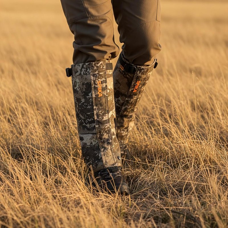 SPIKA Waterproof Snake Gaiters - Adjustable Leg Protection for Hiking | Unisex Outdoor Gear