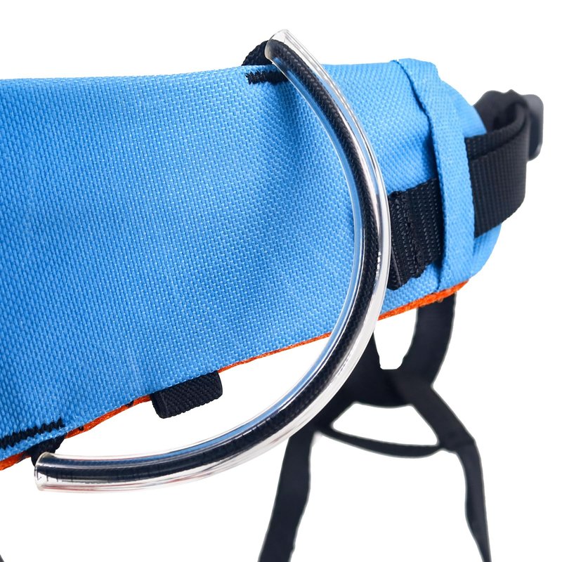 NewDoar Climbing Harness,Thin & Lightweight Rock Climbing Harness,Kids Half Body Harness,Waist Protection Comfortable Adjustable Safety Belt for Rappelling Fire Rescuing Tree Climbing Arborist