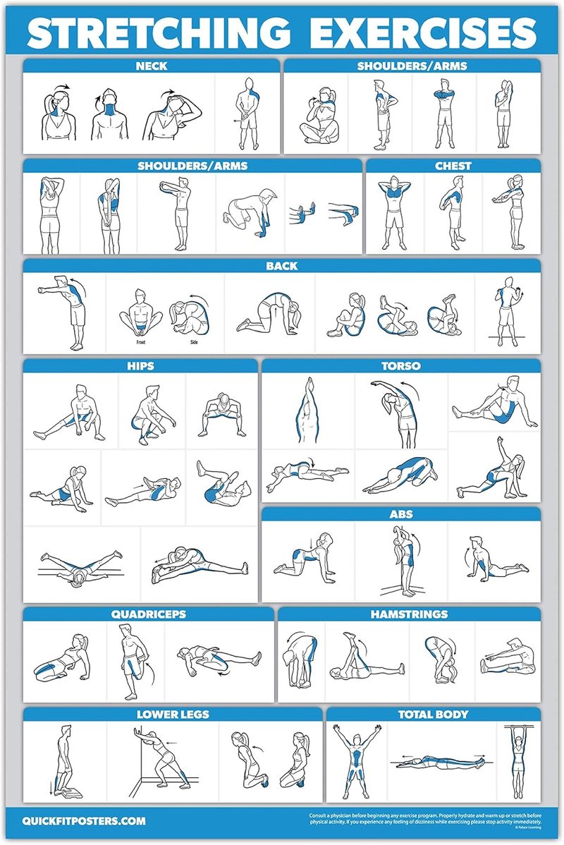 x 24" & Bodyweight Exercise Cards 2.5" x 3.5