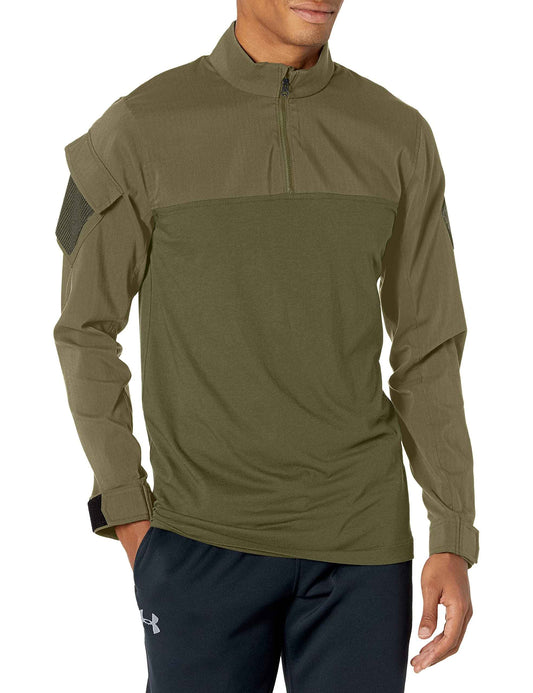 Under Armour Men's Tac Combat 2.0 T-Shirt, Marine Od Green (390)/Marine Od Green, Small