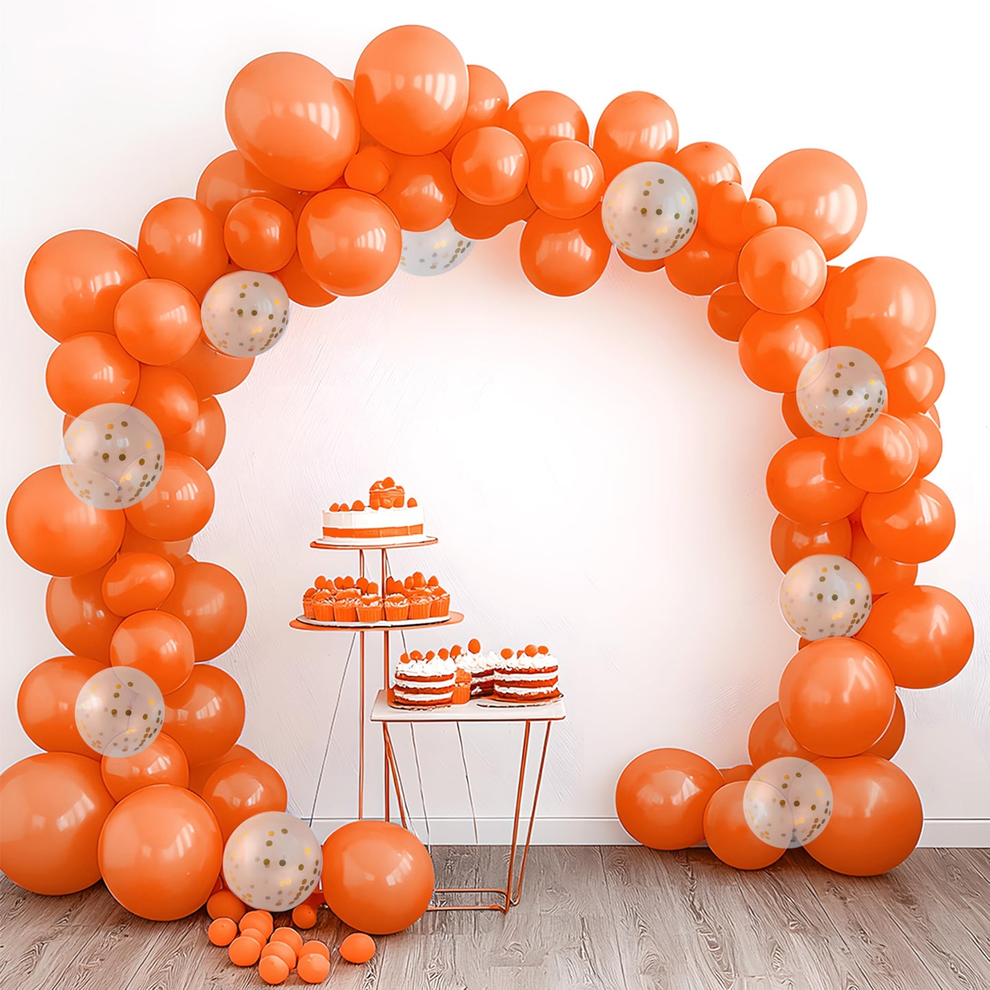 JOYIN 150 Pcs White Balloons, Different Sizes 18 12 10 5 Inch White Latex Balloon Arch Kit with Instruction for Birthday Decoration Party Graduation Wedding Holiday