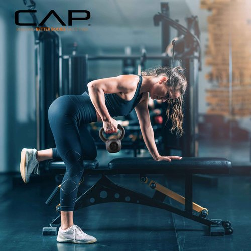 CAP Barbell Black Cast Iron Kettlebell | 45 Pounds