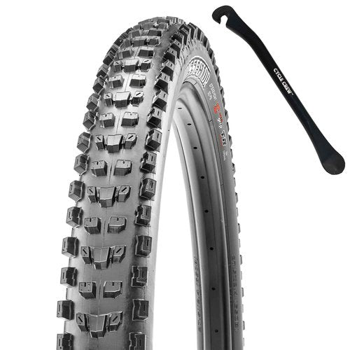 Dissector 29"x2.6" 3C MaxxTerra Mountain Bike Tire with EXO Puncture Protection Bundle with Cycle Crew Tire Lever