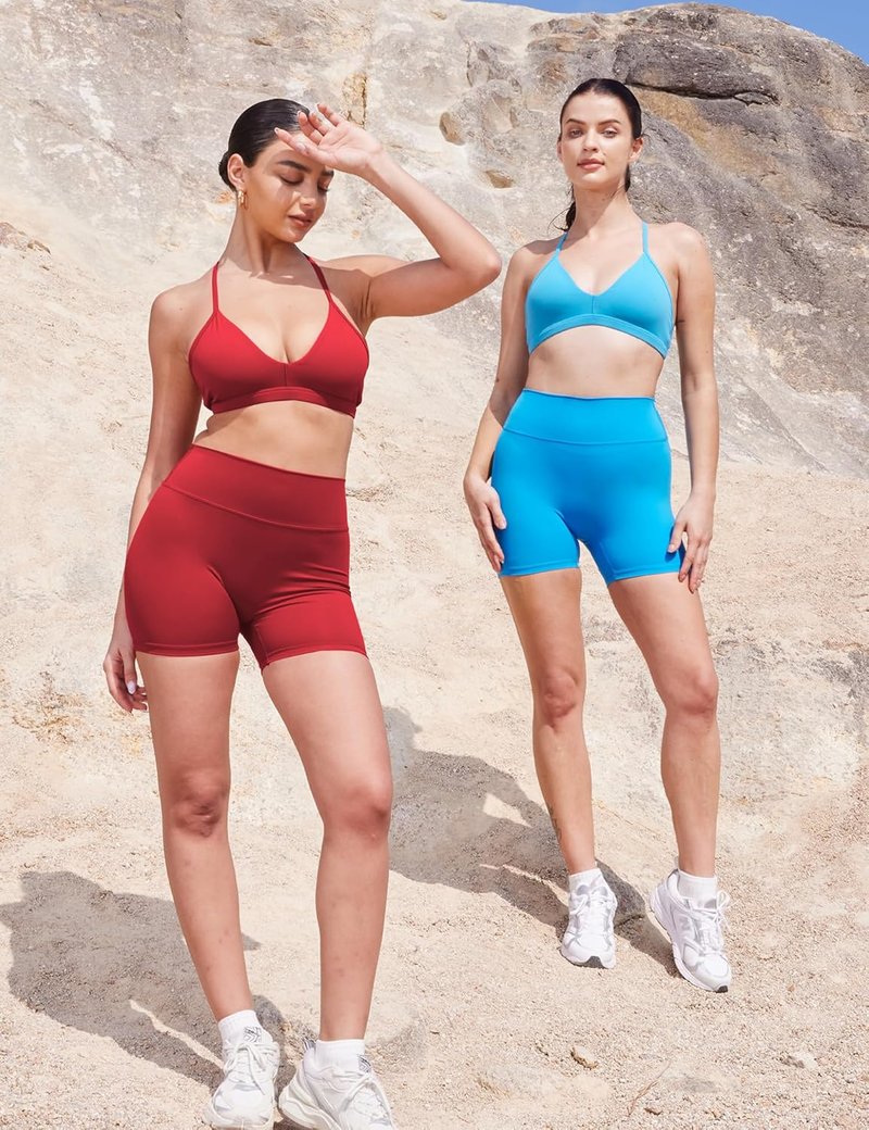 YEOREO Women's High Waist Biker Shorts - SoftHue Tummy Control Yoga & Workout Shorts | 3.6"/4.5"/6" Sizes