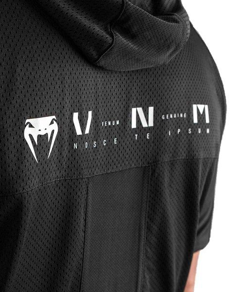Venum Men's Standard Electron 3.0 Dry Tech Jacket-Short Sleeves, Black, Large