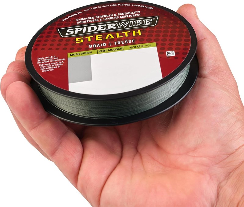 SpiderWire Stealth Braid Fishing Line - High Strength, Low Visibility | 300 Yards