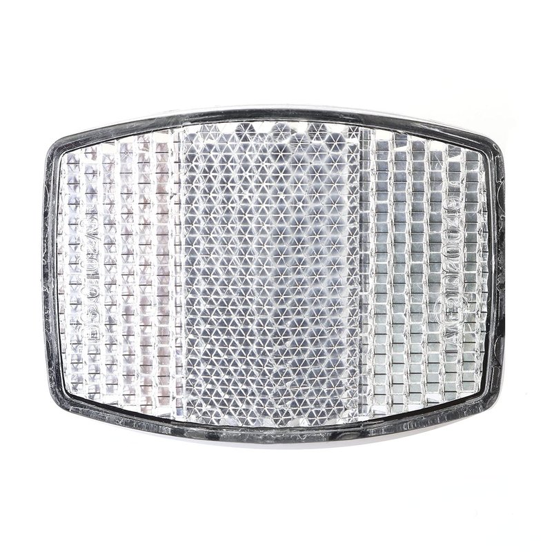 PZRT Handlebar Mount Safe Bicycle Reflector Reflective Front Rear Warning Light Bike Accessories, White