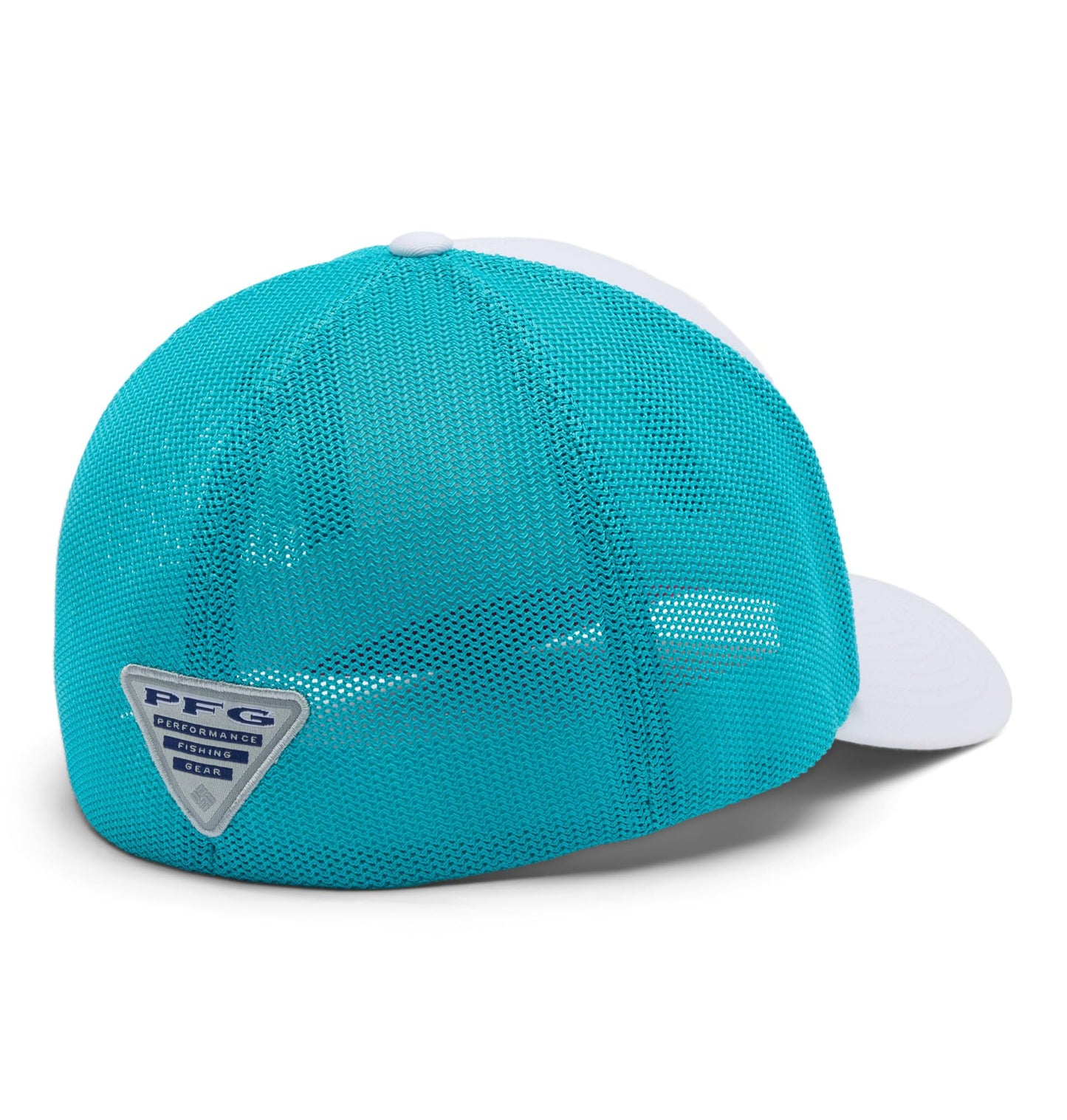 Columbia Unisex PFG Fish Flag Mesh Ball Cap, White/Guava Pink/Fish Flag, XX-Large