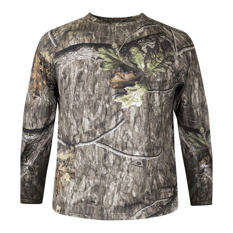 Mossy Oak Men's Hunting Shirt Camo Clothes Long Sleeve, Large, Country Roots