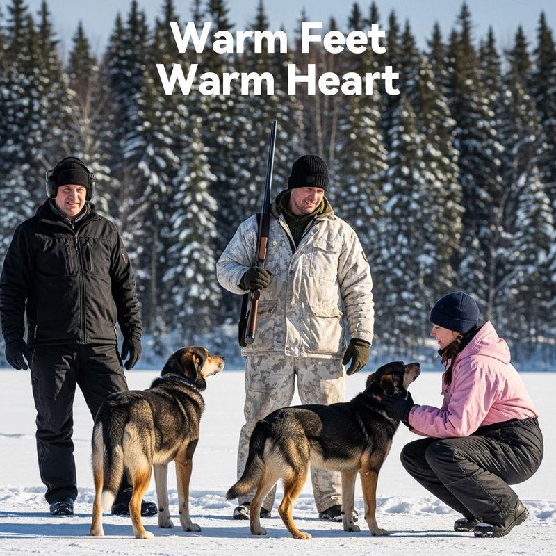 AGPTEK Heated Socks for Women, 5V 6000mAh Rechargeable Electric Heat Socks, Winter Foot Warmer Socks with 3 Heating Levels for Outdoor, Ski, Snowboard, Hiking, Camping, Fishing, Motorcycle, Pink