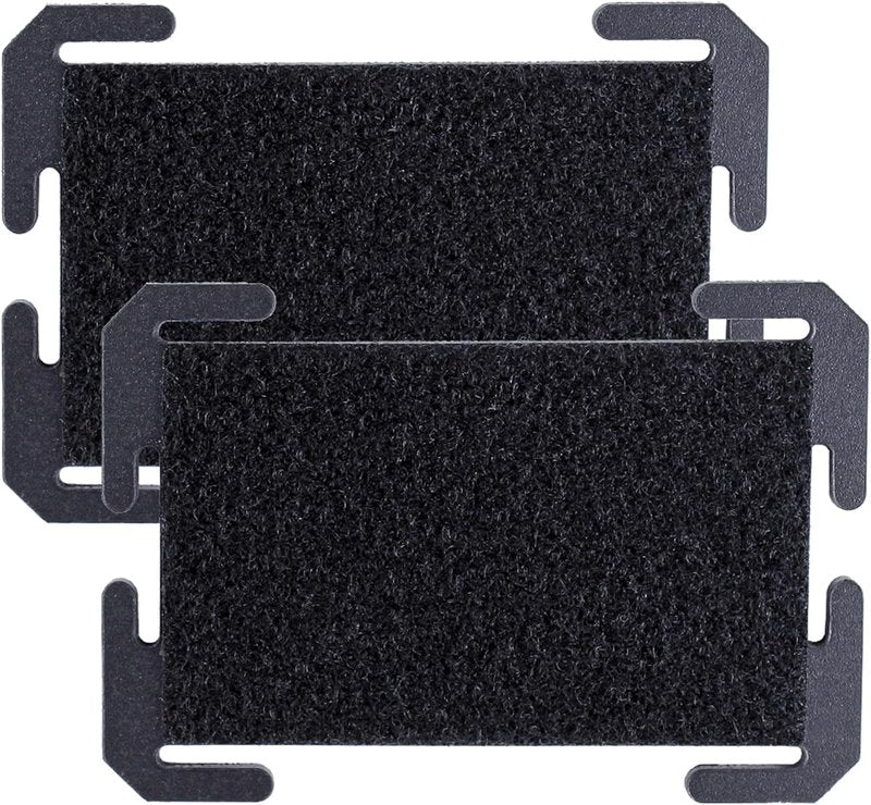 Patch Board Molle Patches Panel - 2 Pack Rigid Hook and Loop Display Holder for Tactical Backpacks