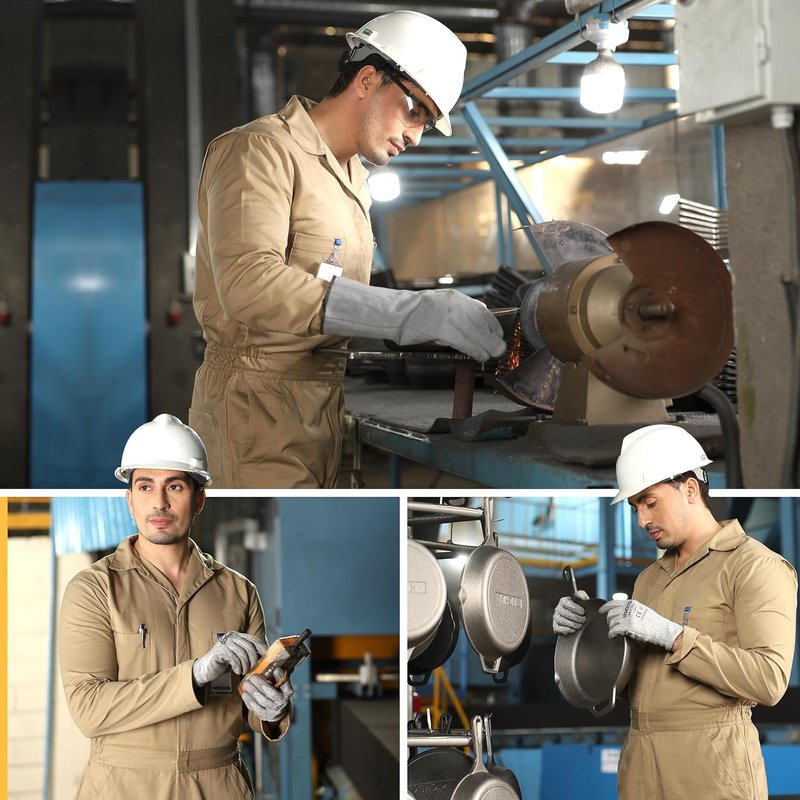 Men’s Twill Coverall - Relaxed Fit Long Sleeve Utility Work Wear | Durable & Comfortable