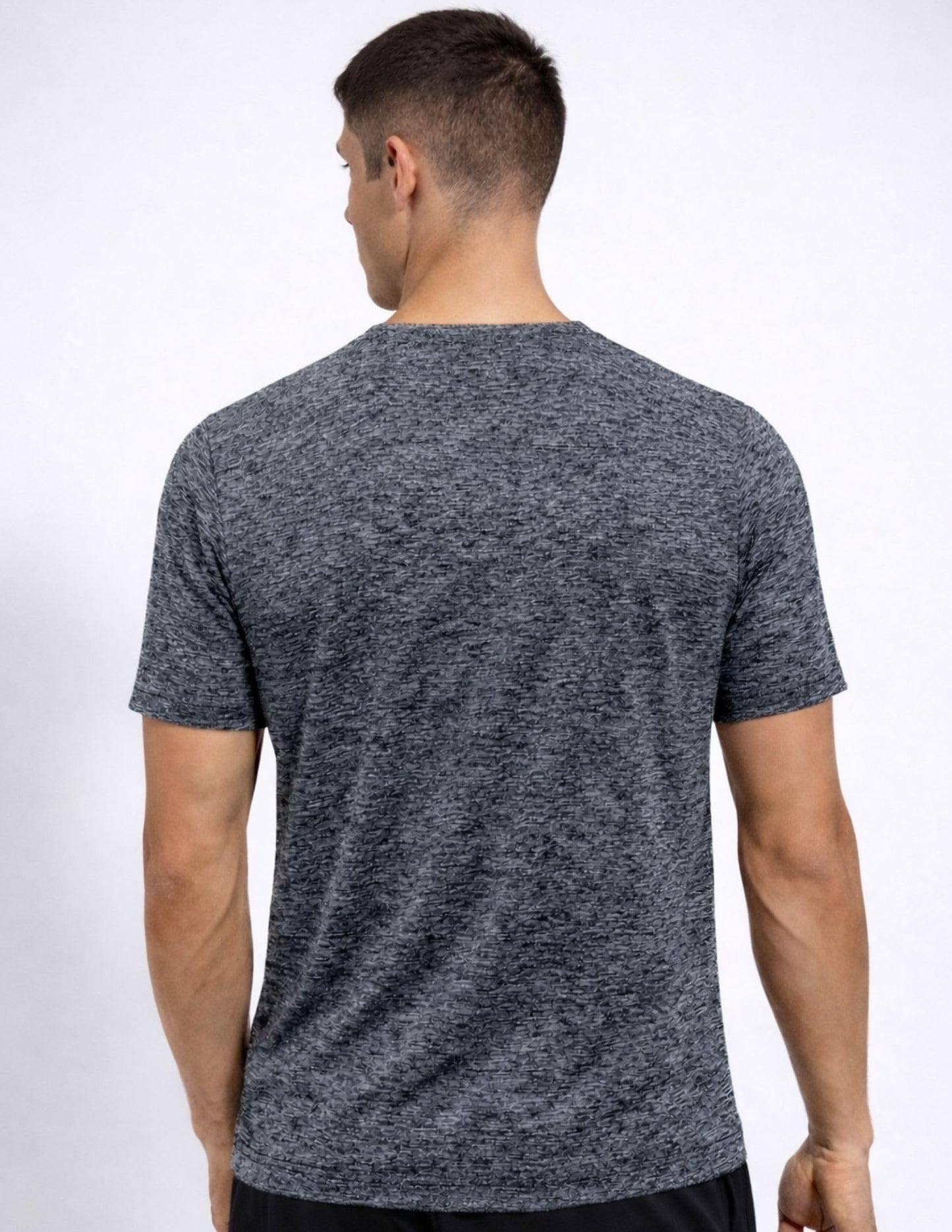 5 Pack Men’s Active Quick Dry Crew Neck T Shirts | Athletic Running Gym Workout Short Sleeve Tee Tops Bulk (Set 21, Medium)