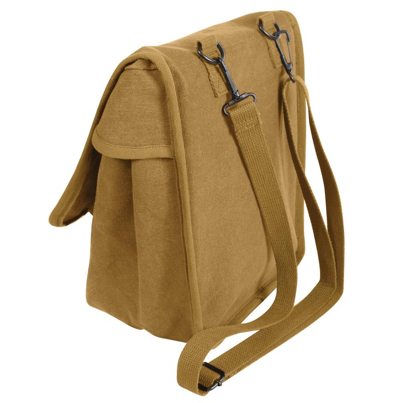 Rothco Canvas Map Case Shoulder Bag – Rugged Crossbody EDC Utility Storage