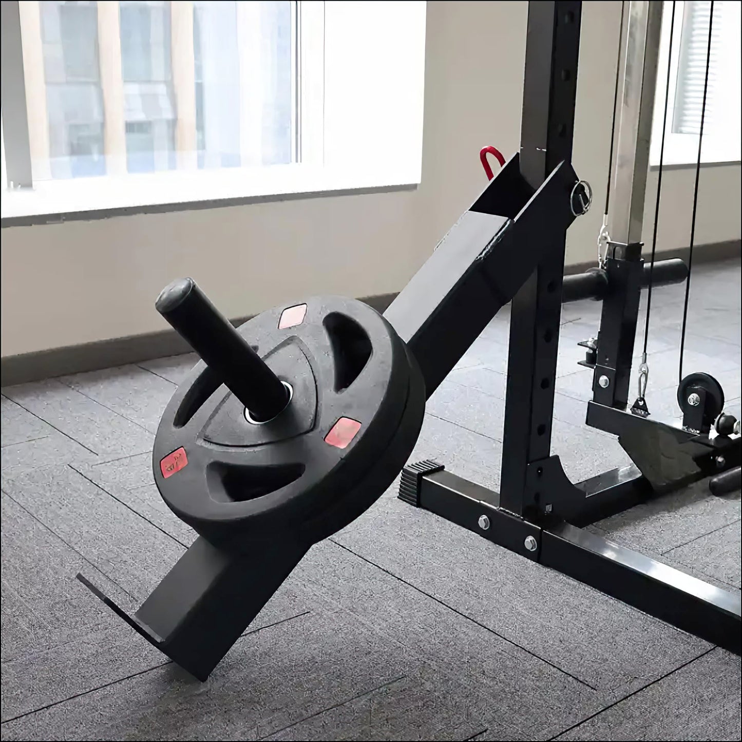 Cheeky Belt Squat Attachment For 3"x3" Power Racks - Lever Arm Rack Mounted Squat System 3x3