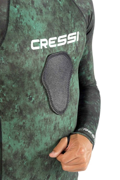 Cressi Hunter Rash Guard, camo green, XL