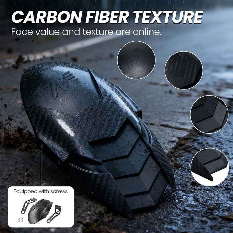 Universal Mudguard Compatible with VSETT 10+ MUKUTA 10 Zero 10X KAABO Mantis 10-Inch Electric Scooter Compatible withFender Wheel Cover Tyre Wing Mud Guard(1 Piece)1