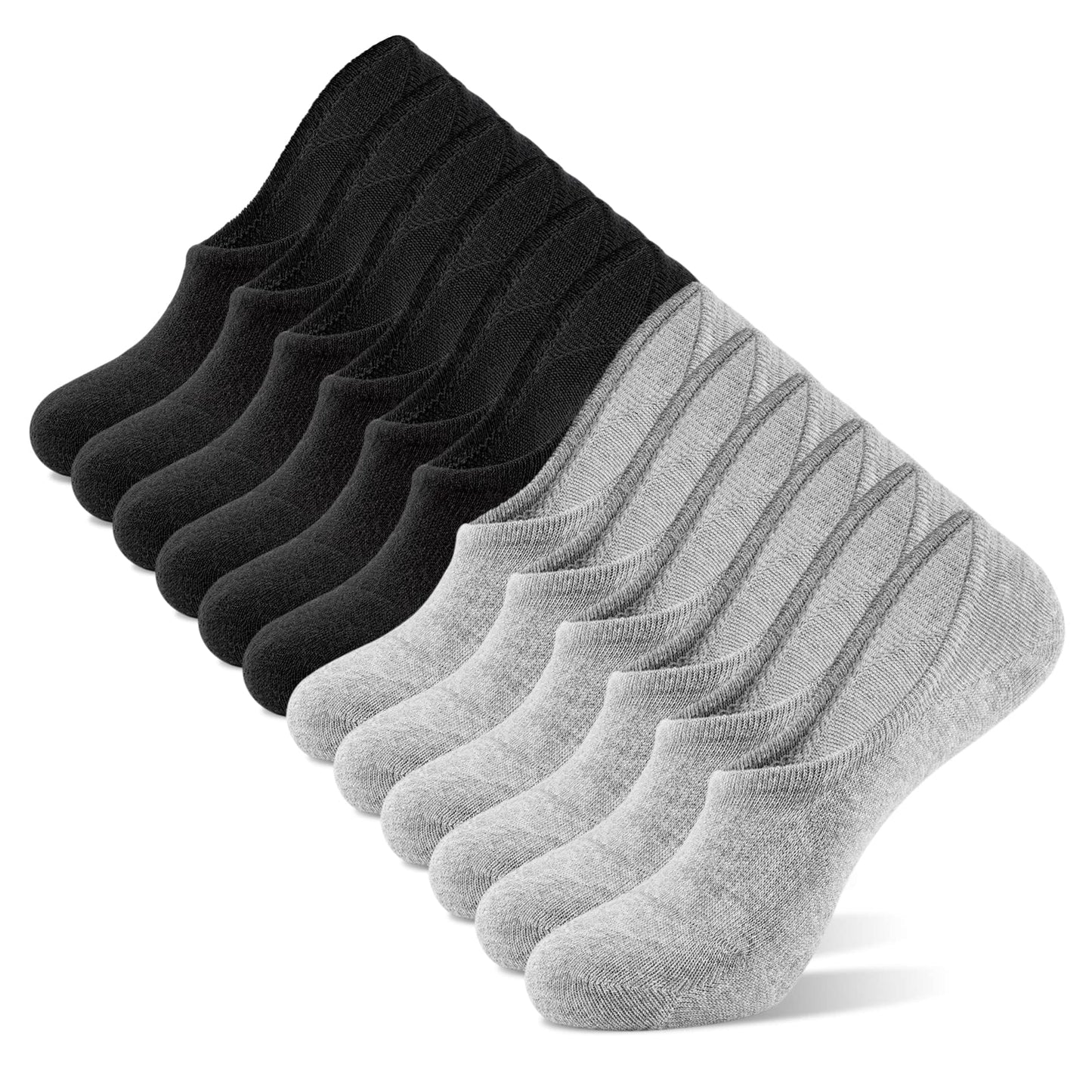 IDEGG No Show Socks Women & Men Low Cut Ankle Short Anti-slid Athletic Running Casual Invisible Liner Socks