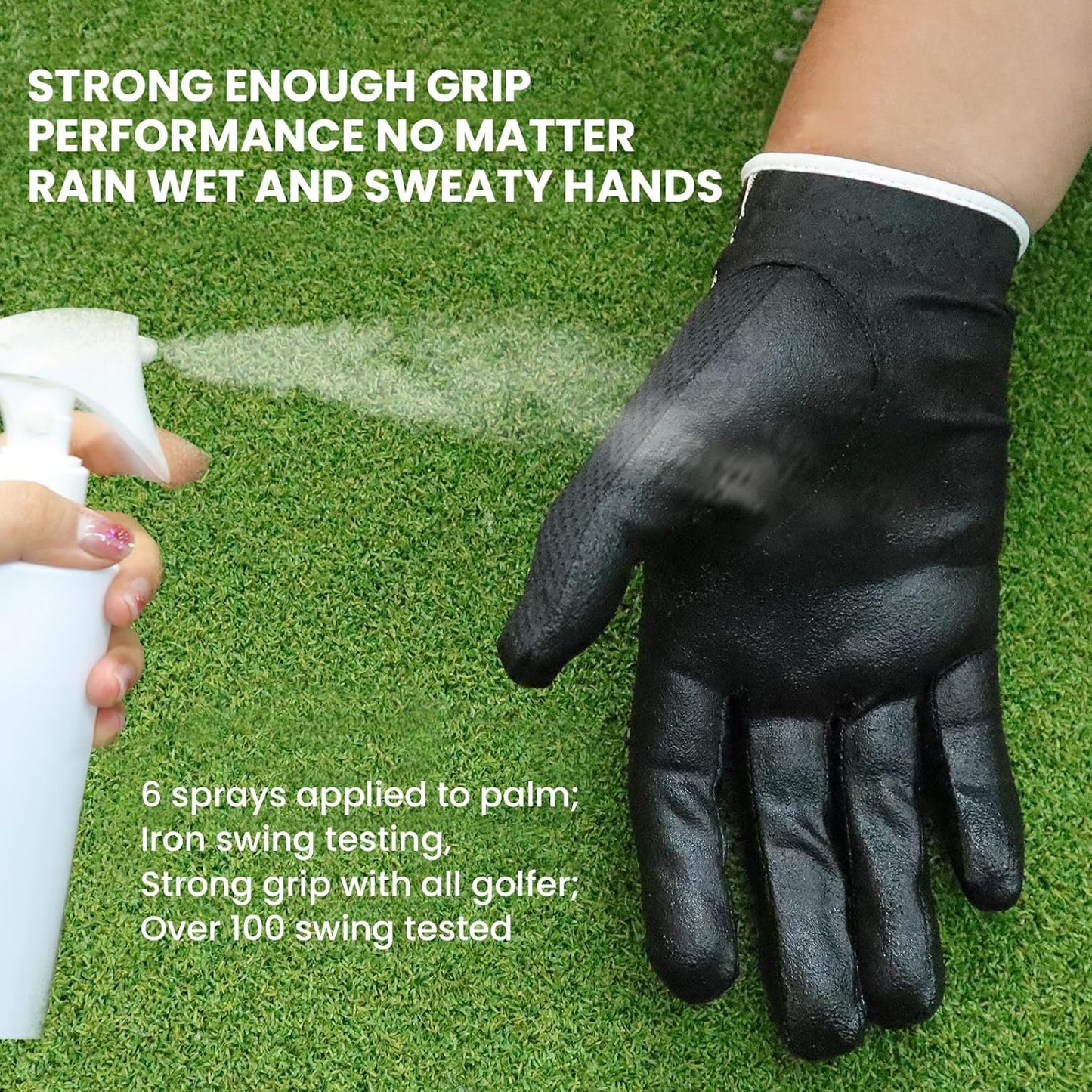 Golf Gloves for Men - All-Weather RainGrip Design | Right & Left Hand Options in Sizes S-XXXL