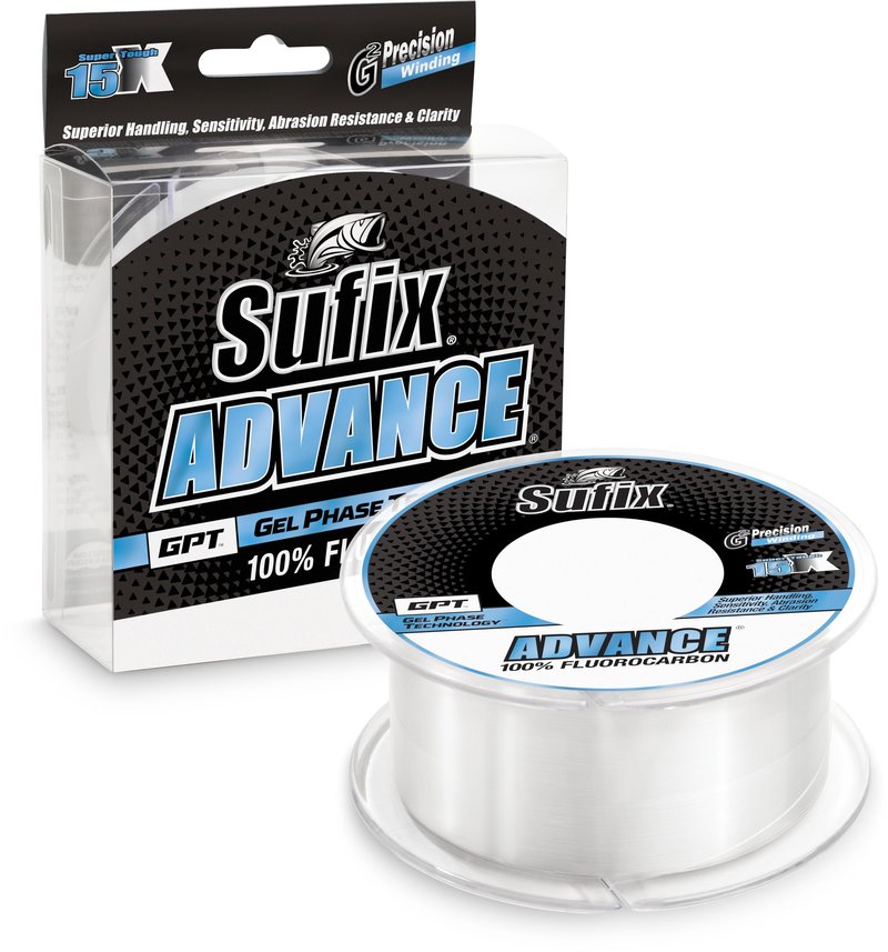 Sufix Advance Fluorocarbon 12 lb Clear,One Size
